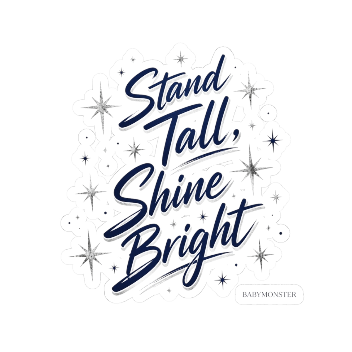 BABYMONSTER "Stand Tall, Shine Bright" Sticker - alternate angle 1, merchandise