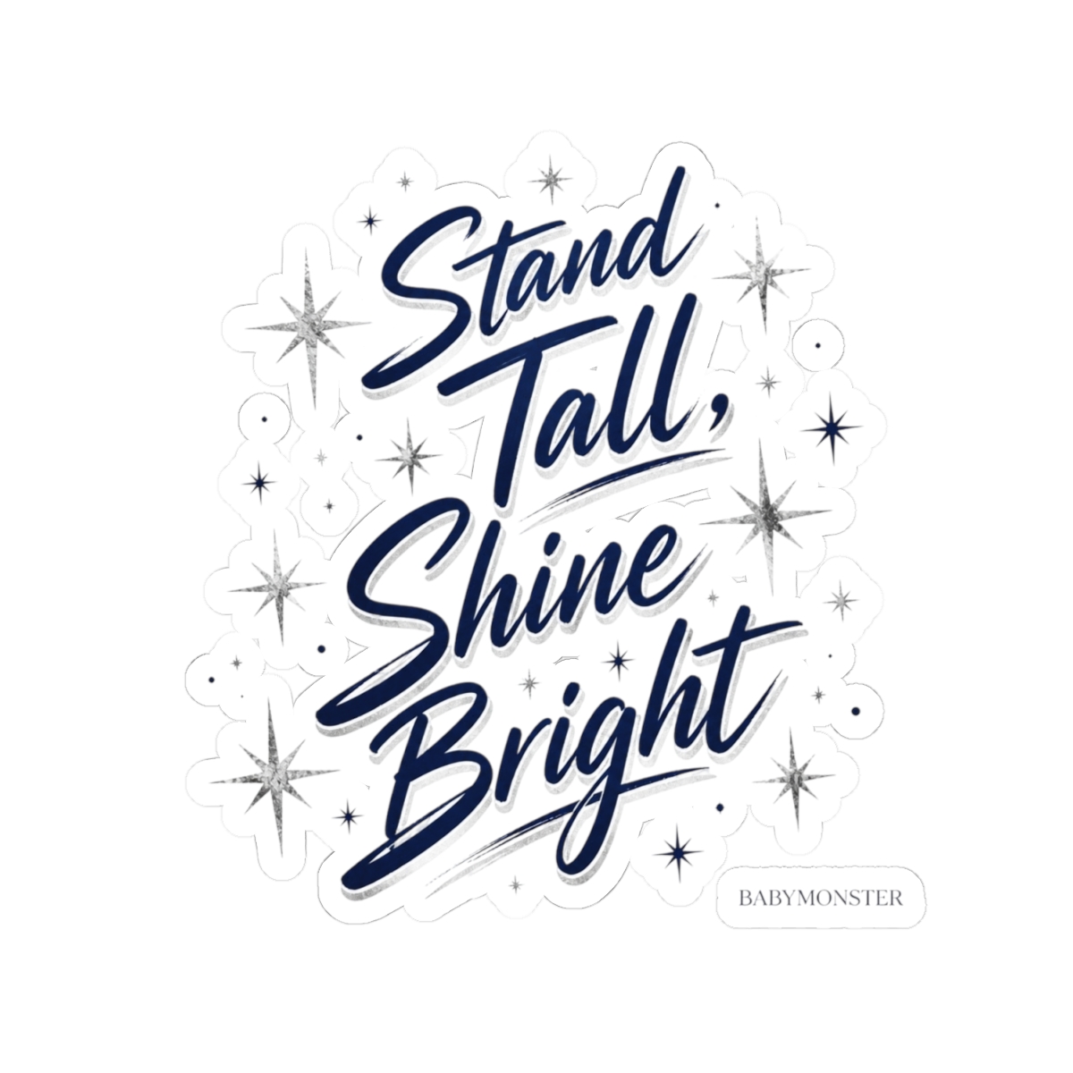 BABYMONSTER "Stand Tall, Shine Bright" Sticker - alternate angle 2, merchandise