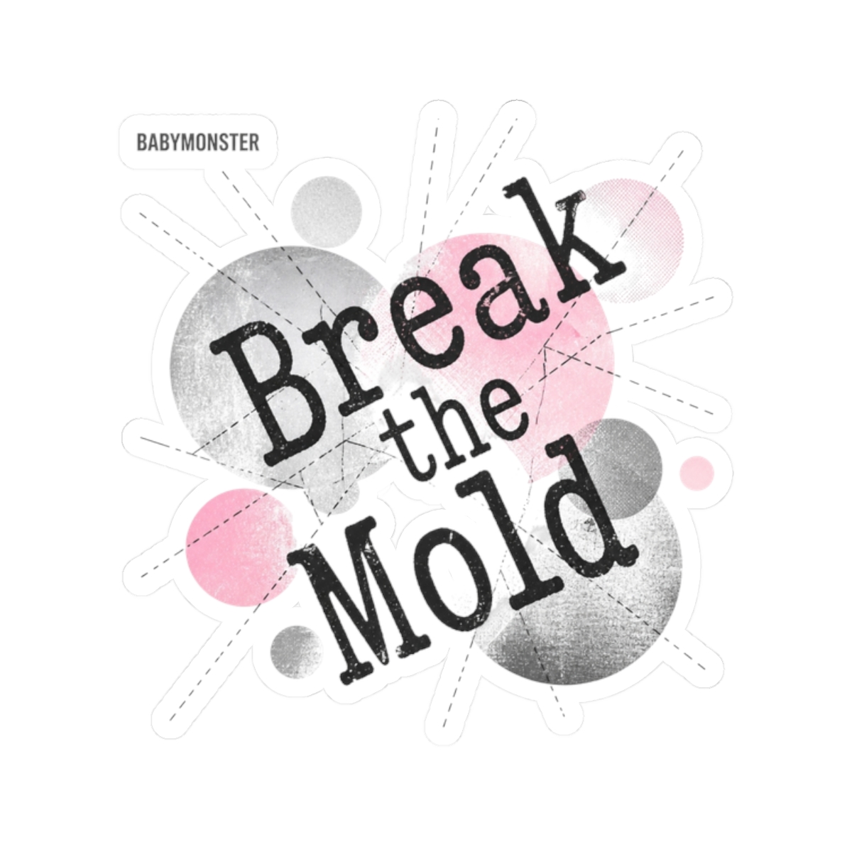 BABYMONSTER "Break the Mold" Sticker - Official Stickers merchandise