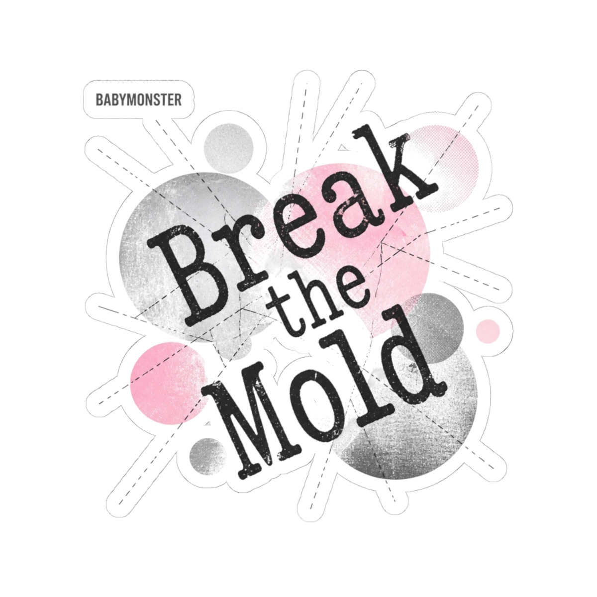 BABYMONSTER "Break the Mold" Sticker - alternate angle 2, merchandise
