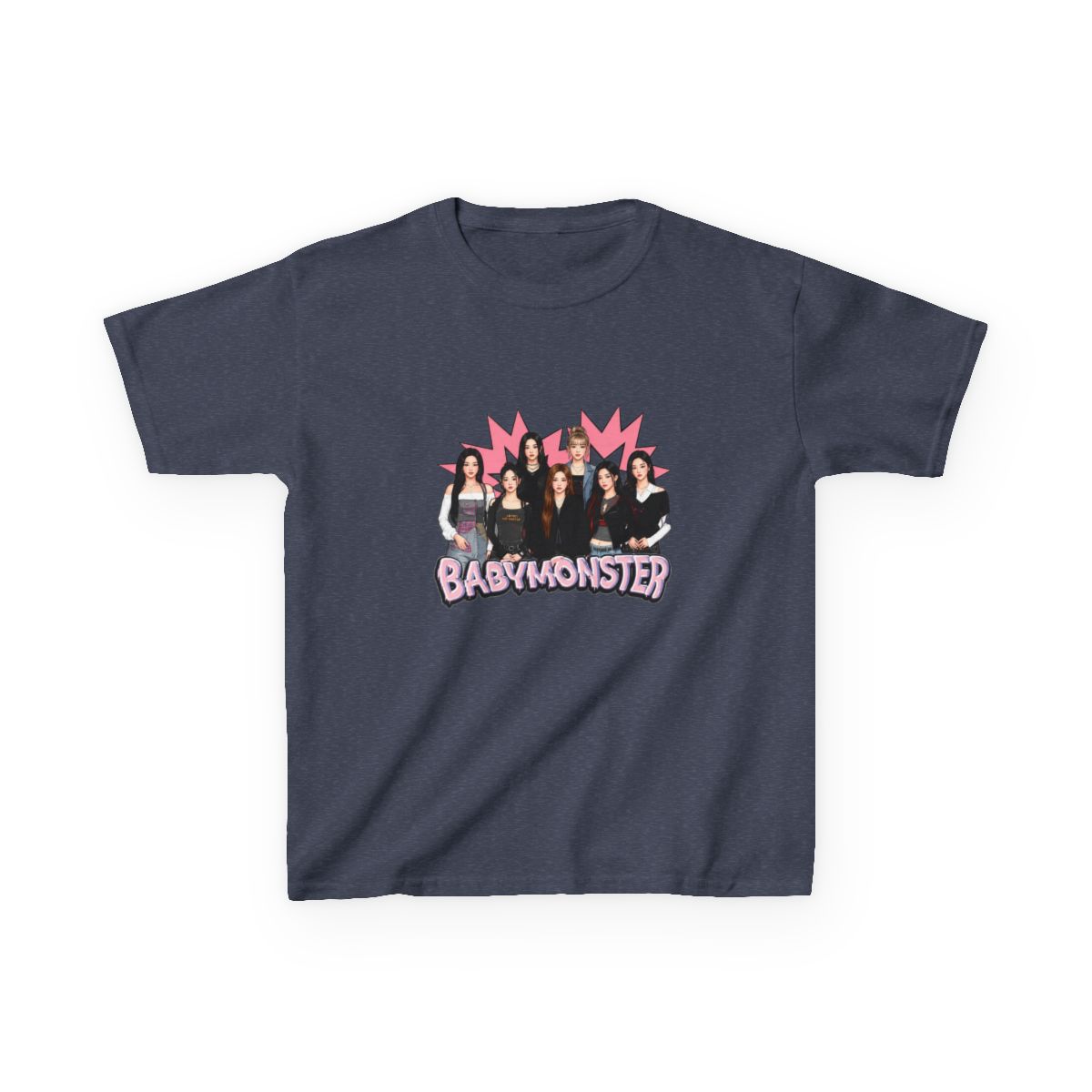 BABYMONSTER Kids T-Shirt - alternate angle 2, merchandise